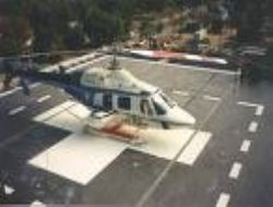 Babakan iin skdar'a heliport yaplyor.