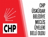 CHP skdar Belediye Meclis yesi Adaylar
