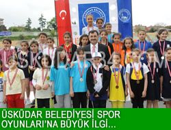 skdar Belediyesi Spor Oyunlar'na byk ilgi