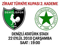 A.skdar kupada Denizlispor nnde